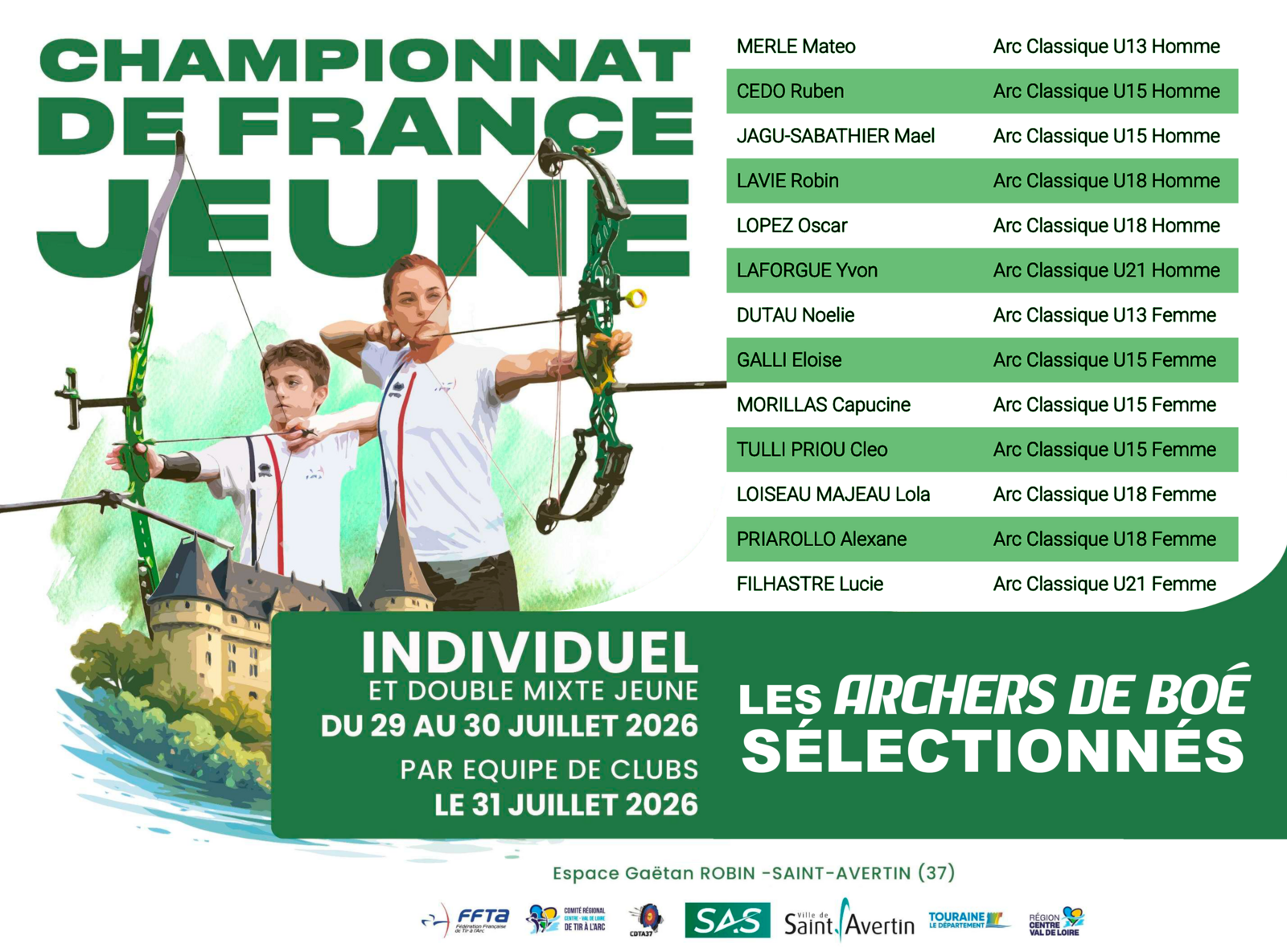 Chronique de Championnat - le France Jeunes - TAE 2026