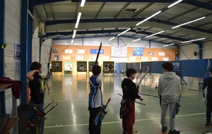 Préparation au tir Campagne 2026 avec Céline pendant le stage des vacances d'hiver.